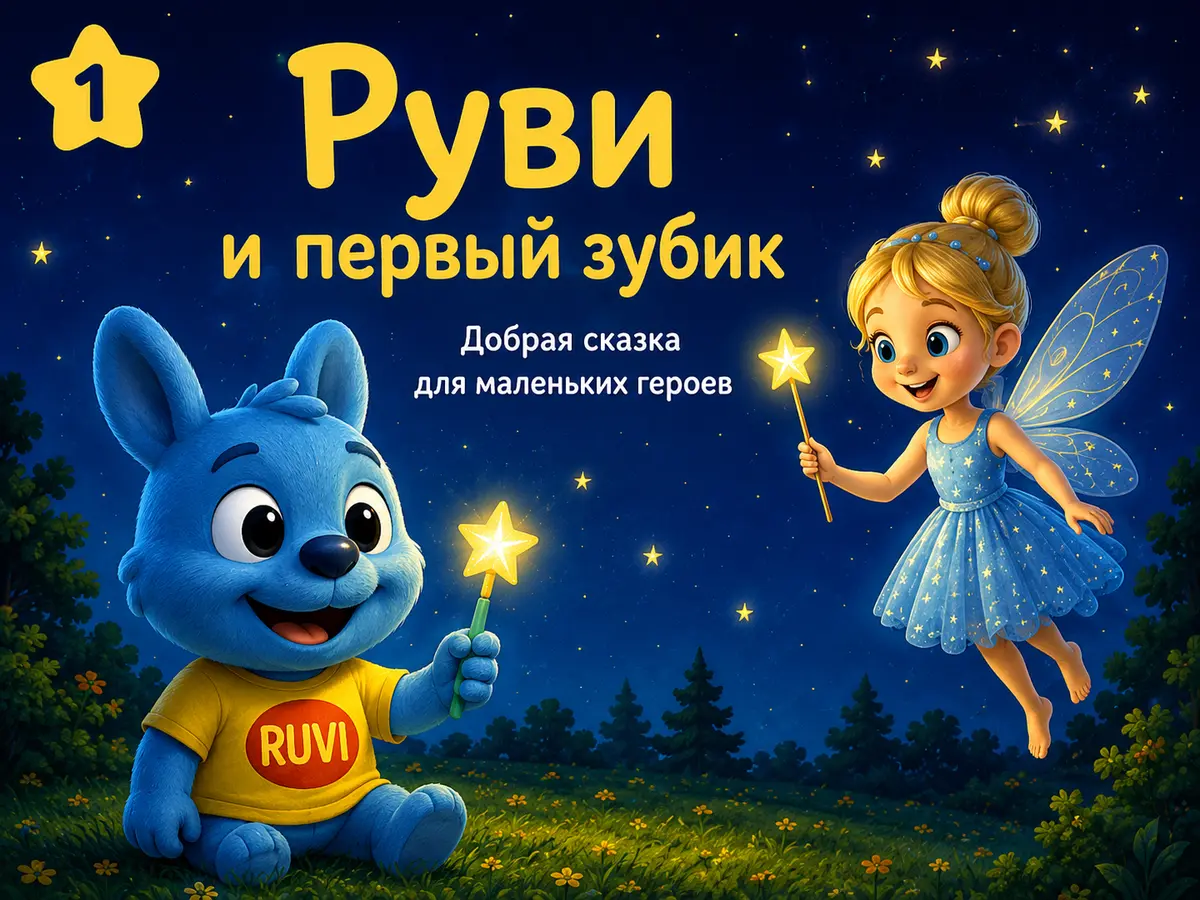 Сказка «Руви и первый зубик», страница 1
